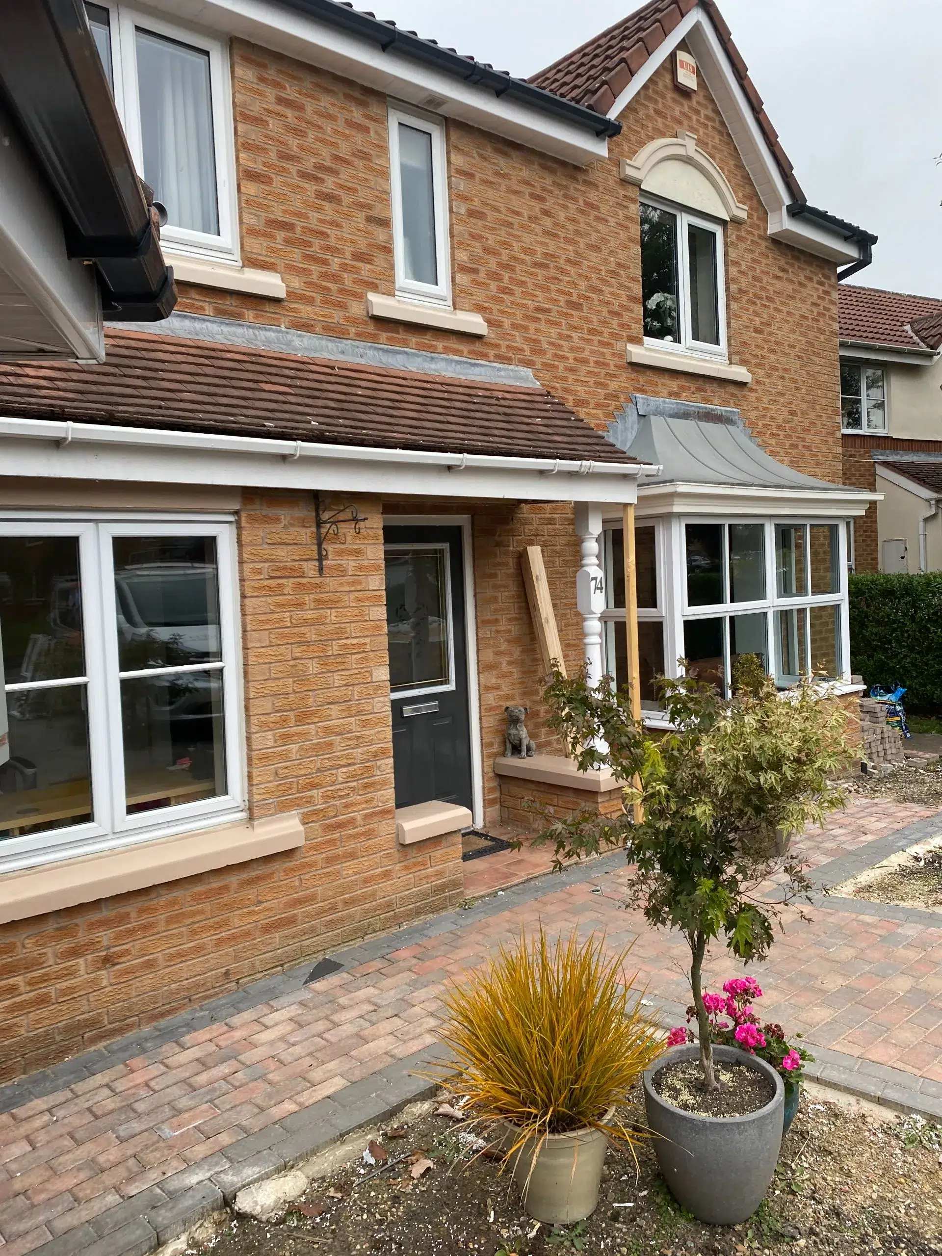 CSG Plastics & Build | Front porch extension