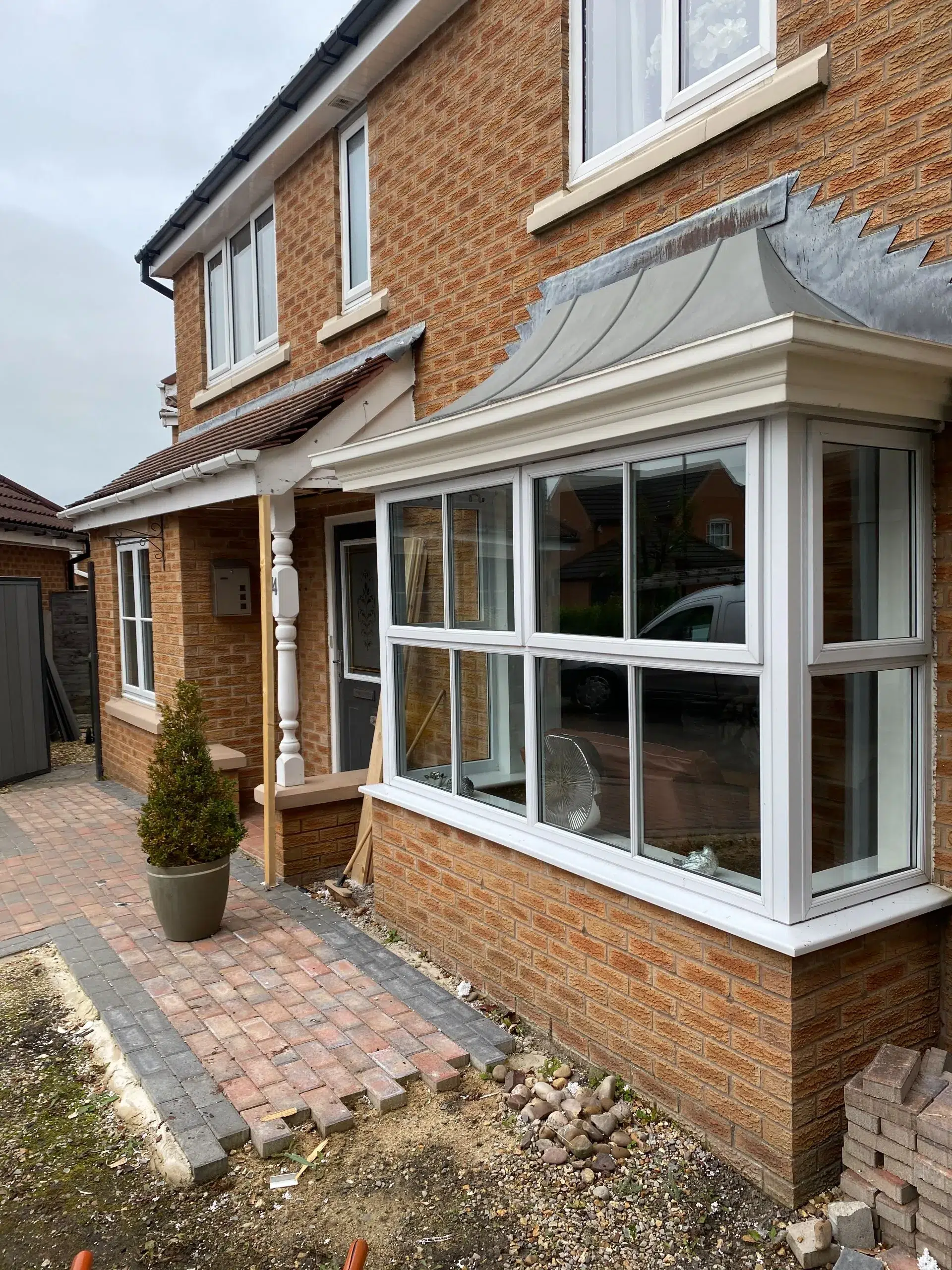 CSG Plastics & Build | Front porch extension