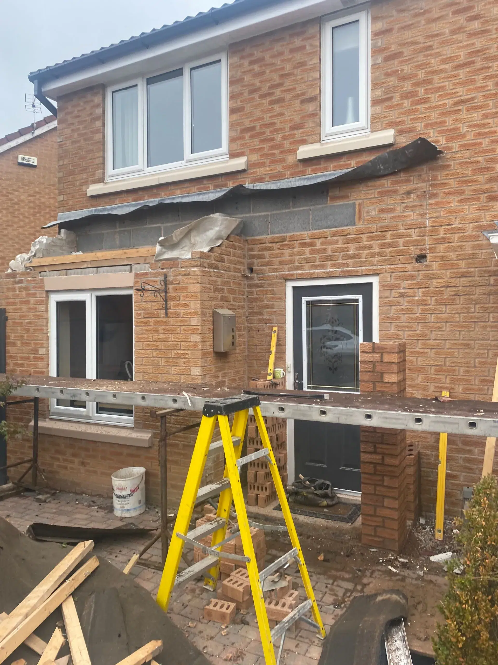 CSG Plastics & Build | Front porch extension