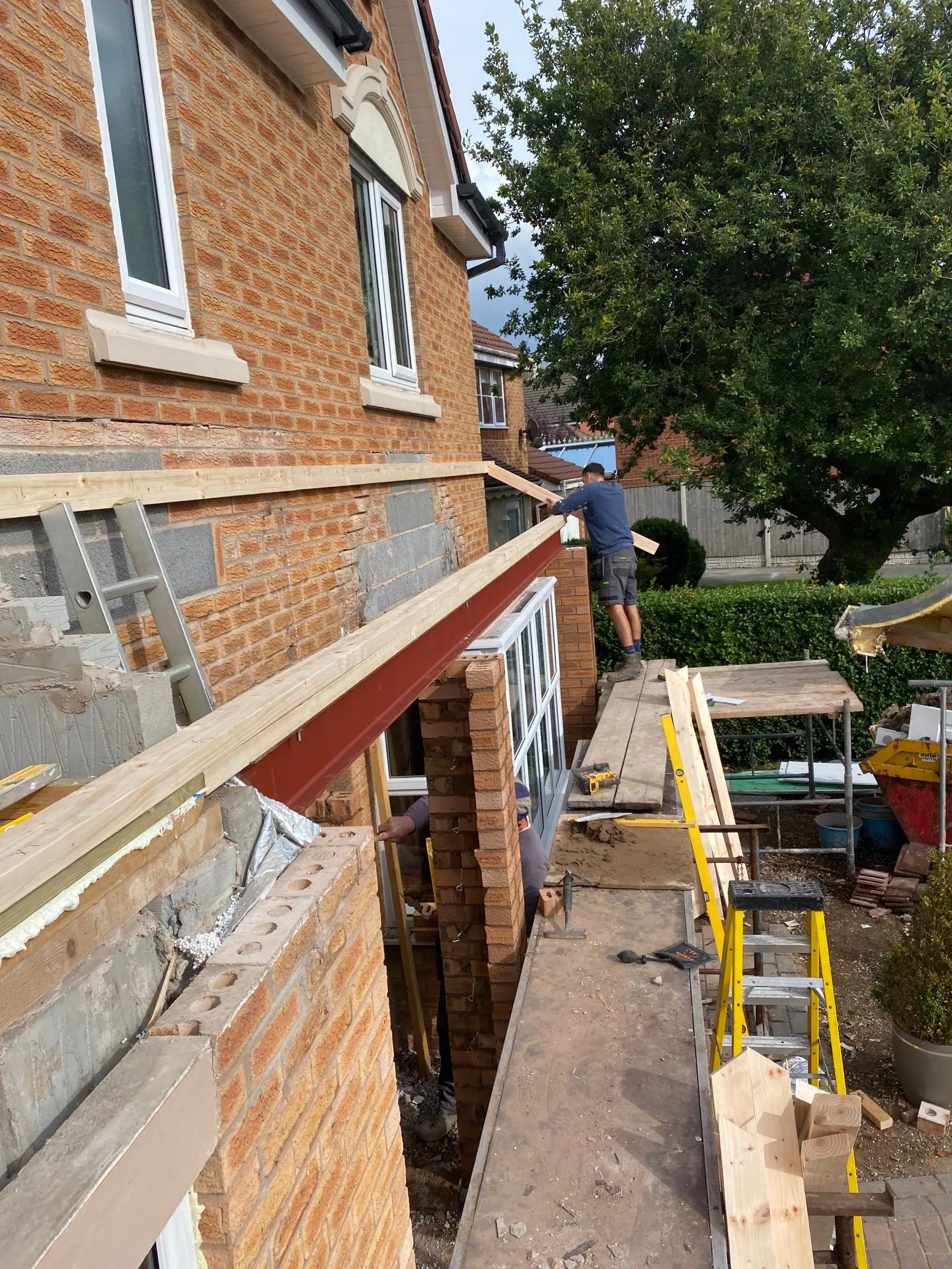CSG Plastics & Build | Front porch extension