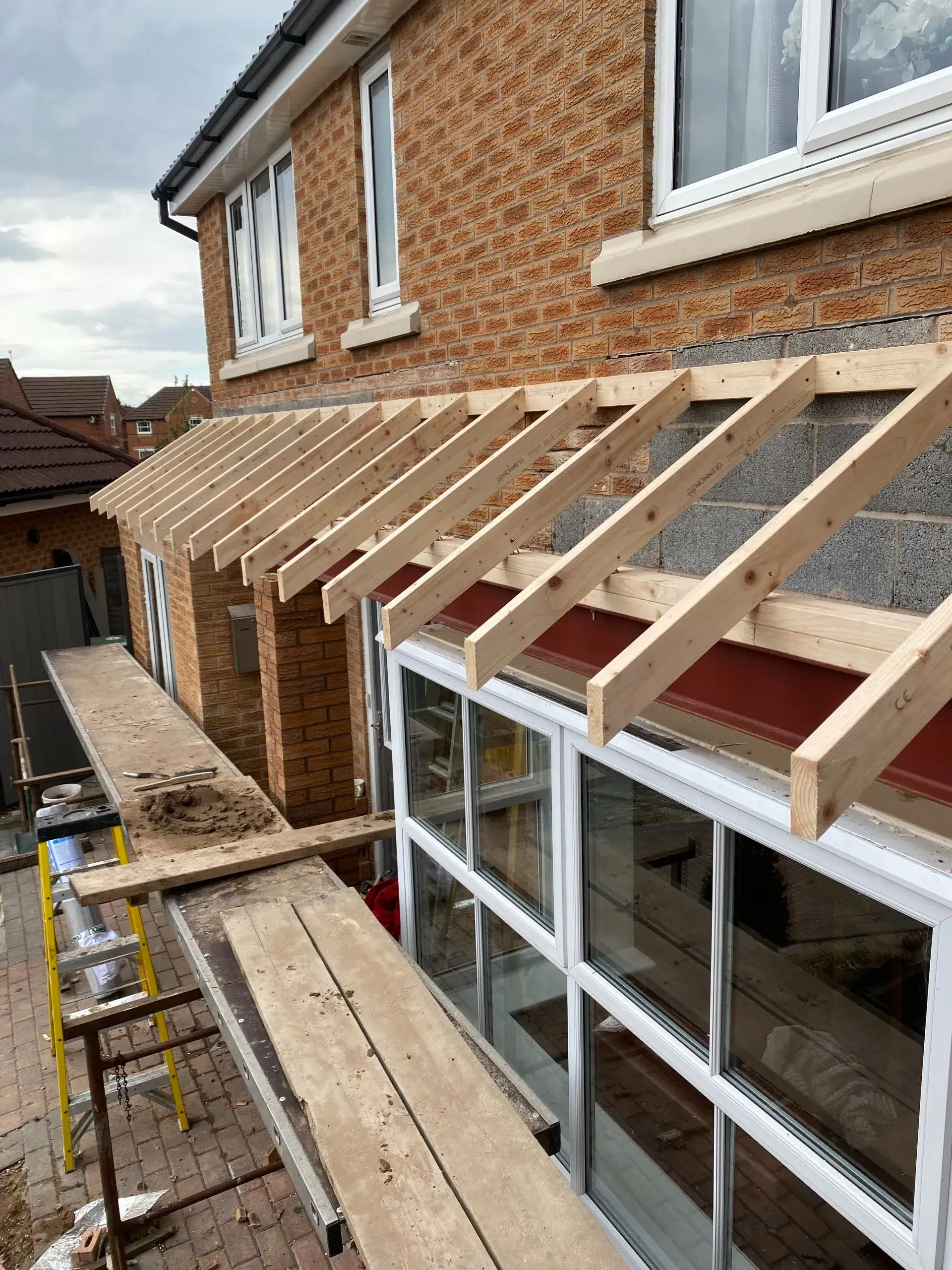 CSG Plastics & Build | Front porch extension
