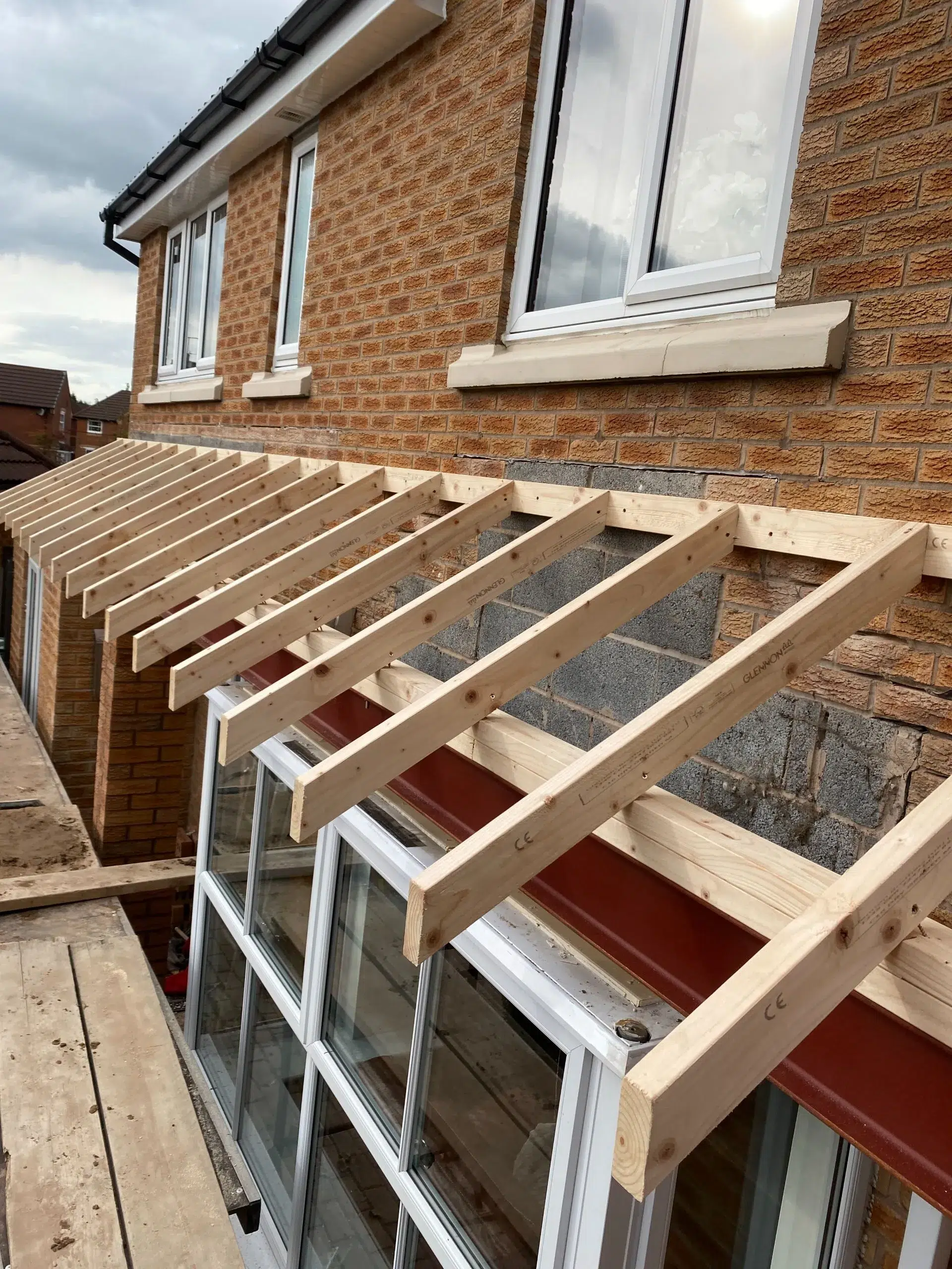 CSG Plastics & Build | Front porch extension
