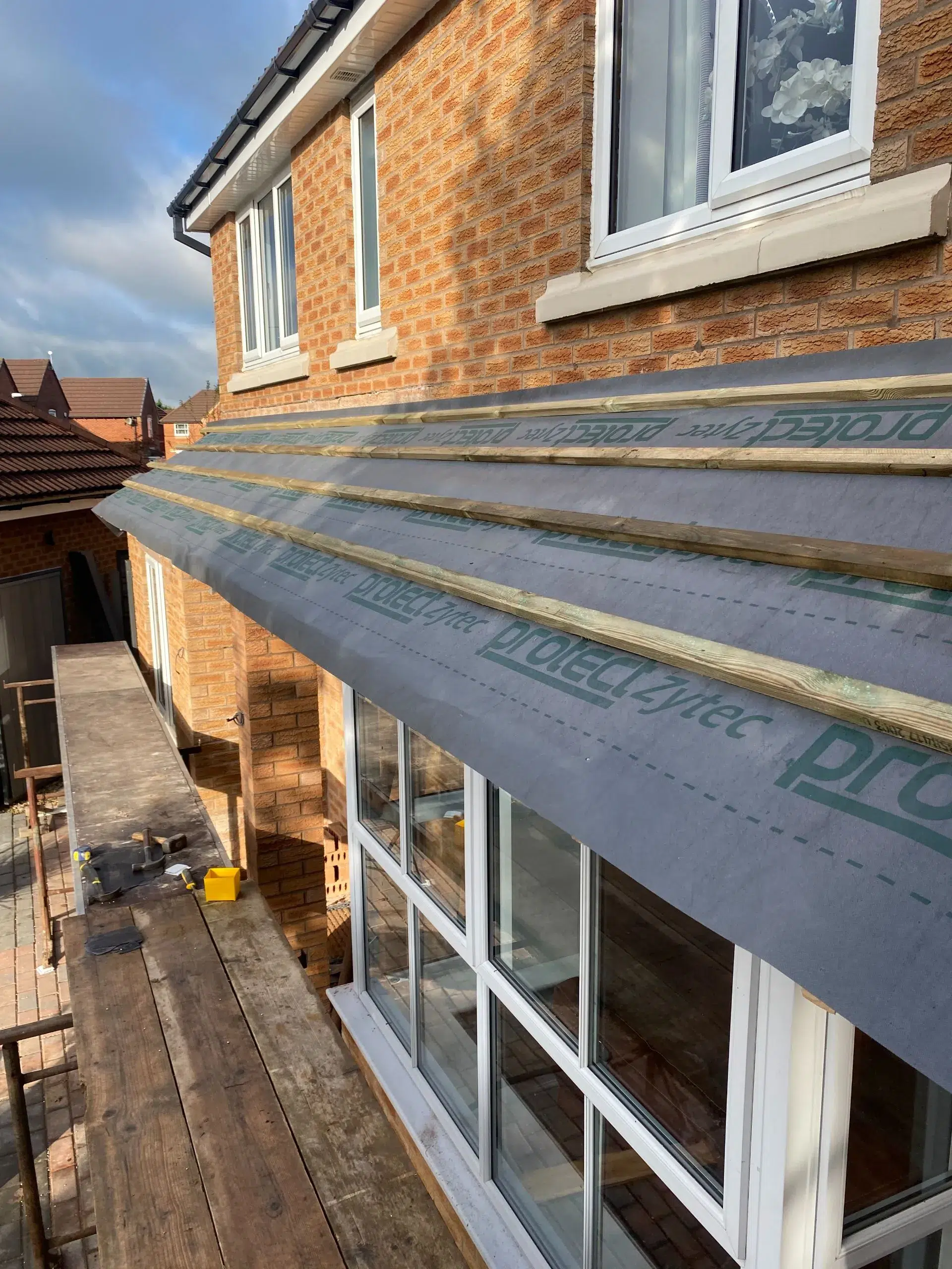 CSG Plastics & Build | Front porch extension