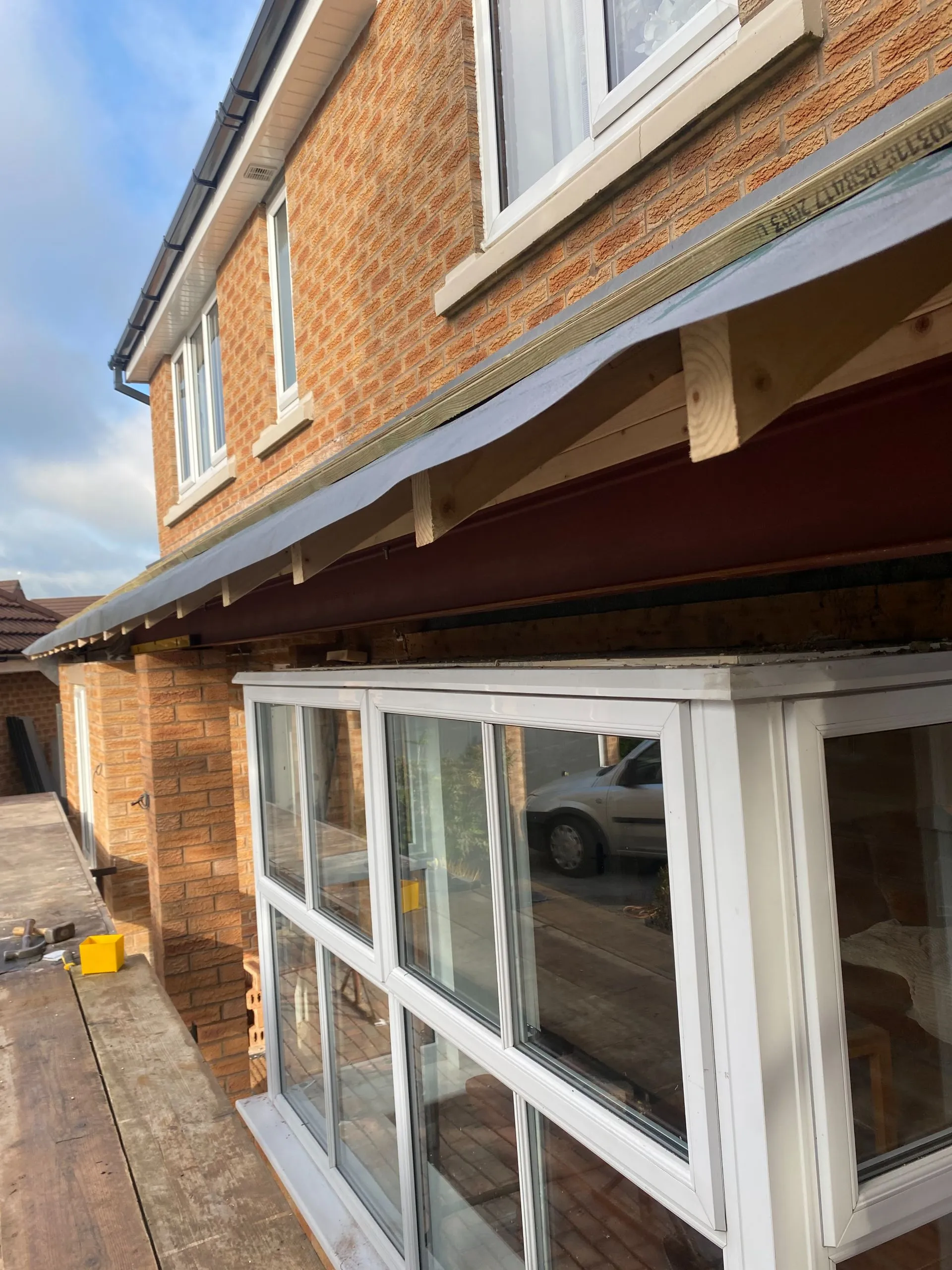 CSG Plastics & Build | Front porch extension
