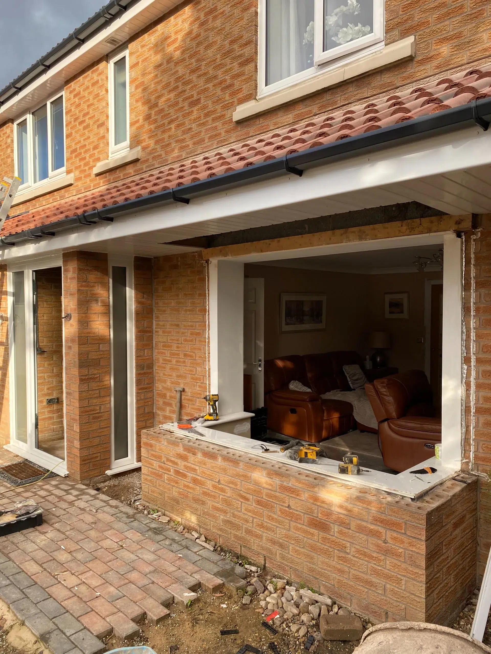CSG Plastics & Build | Front porch extension