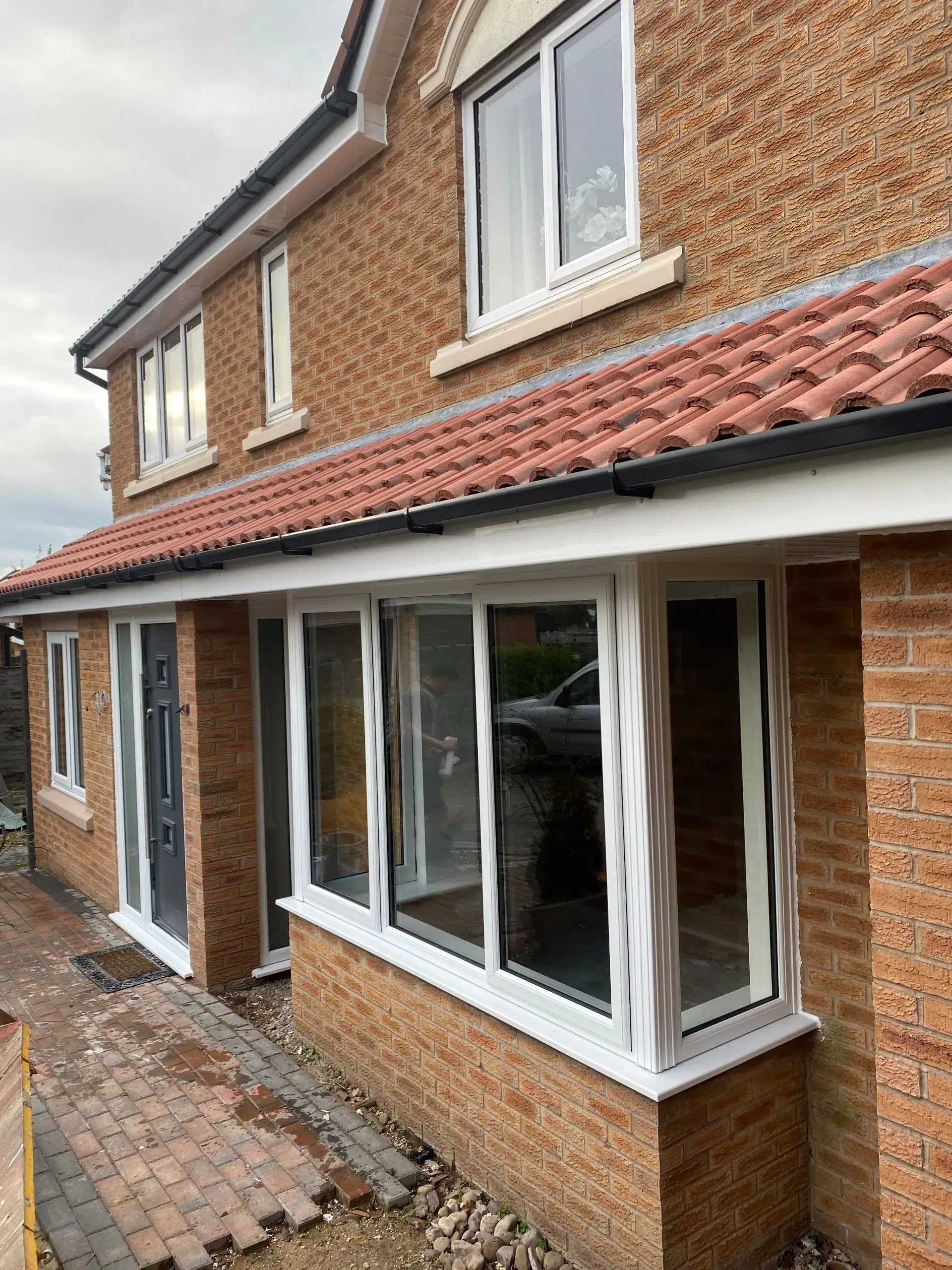 CSG Plastics & Build | Front porch extension