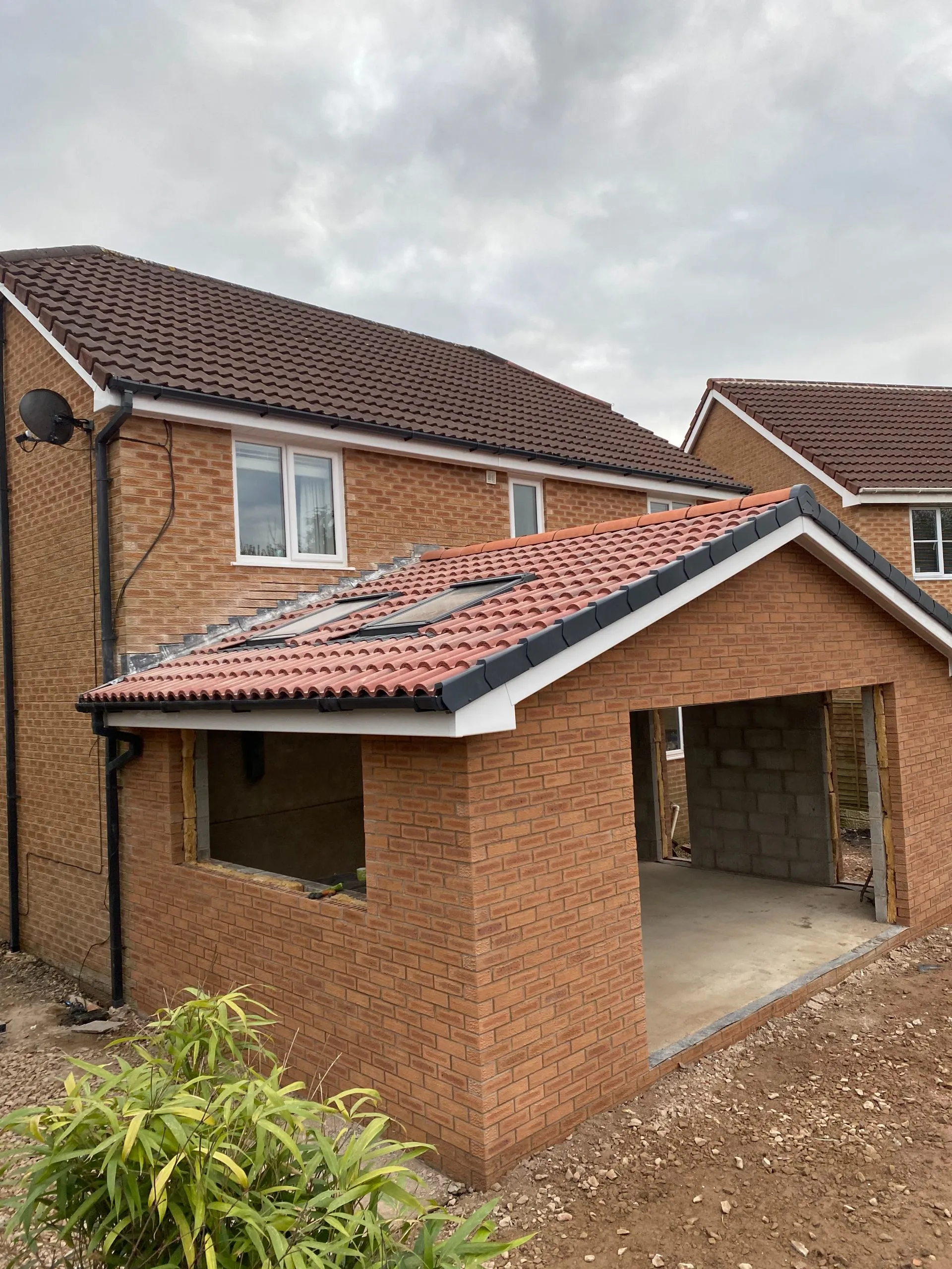 CSG Plastics & Build | Front porch extension